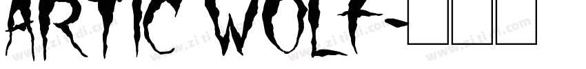 ARTIC WOLF字体转换